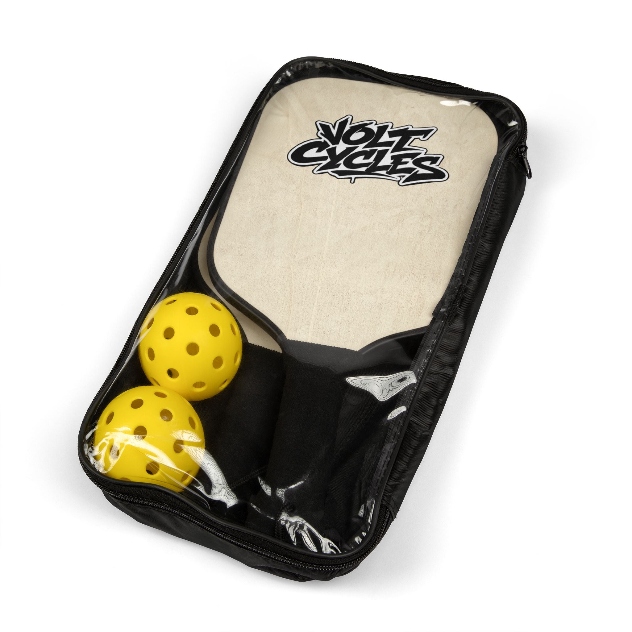 Pickleball Paddles Set — VoltCycles Pickleball Kit with 2 Paddles & Balls