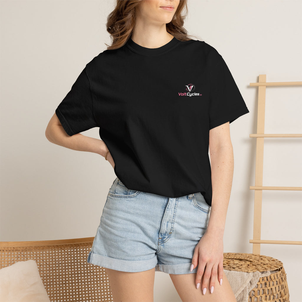 VoltCycles Pink Logo T-shirt (Black)