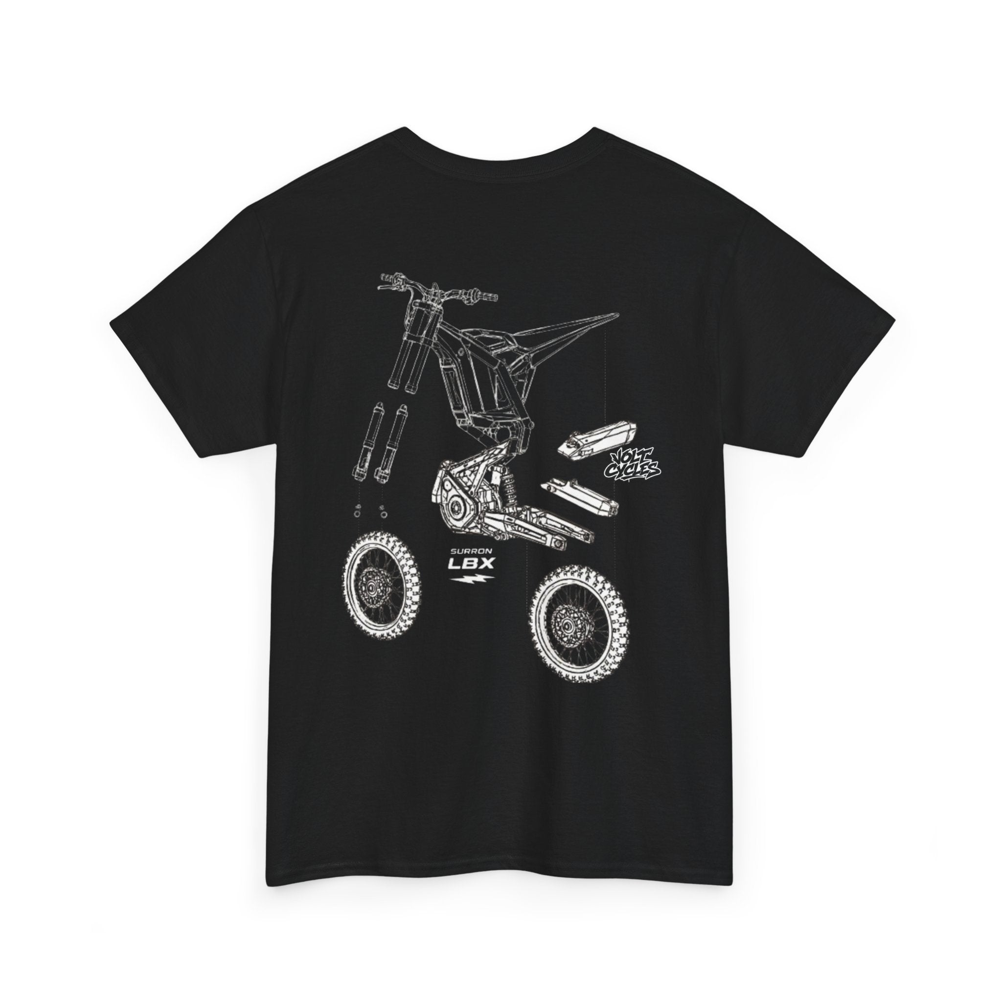 VoltCycles Surron Light-Bee X Diagram T-shirt(Black)