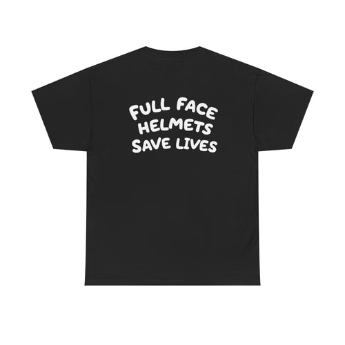 VoltCycles "Full Face Helmets Save Lives" T-shirt