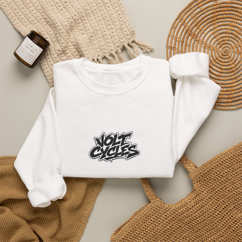 VoltCycles Graffiti Sweatshirt (White)